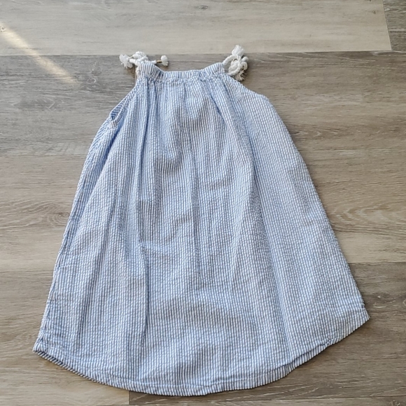 3/$10 Light Blue Striped Sun Dress - Picture 5 of 5